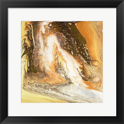 Framed Liquid Earth II Print