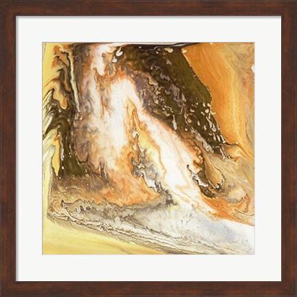 Framed Liquid Earth II Print