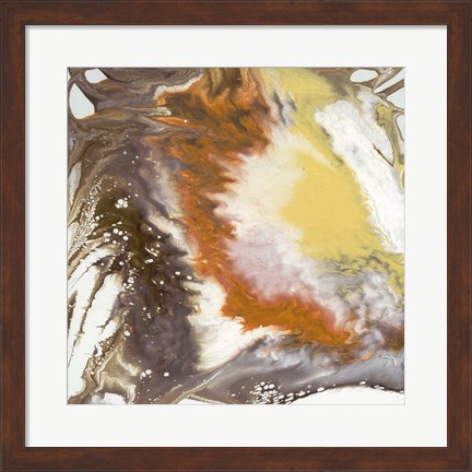 Framed Liquid Earth III Print