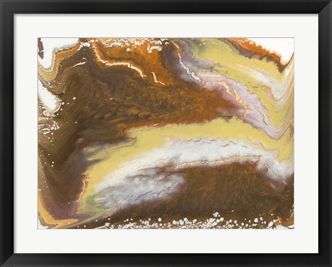 Framed Liquid Earth VII Print