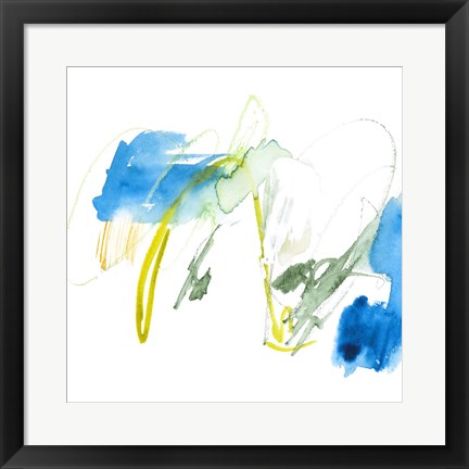 Framed Sea Scrawl II Print