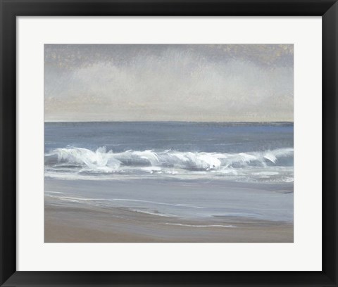 Framed Neutral Shoreline I Print