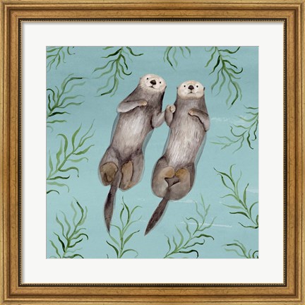 Framed Otter&#39;s Paradise III Print