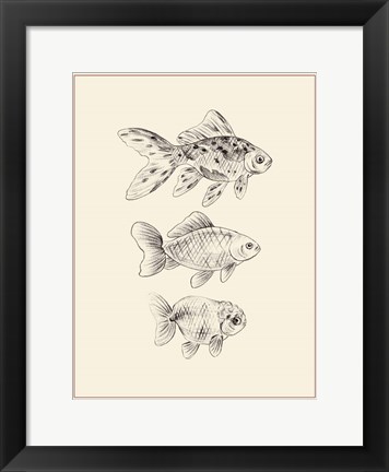 Framed Goldfish I Print