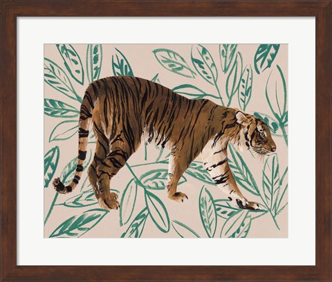 Framed Tigre de Siberie I Print