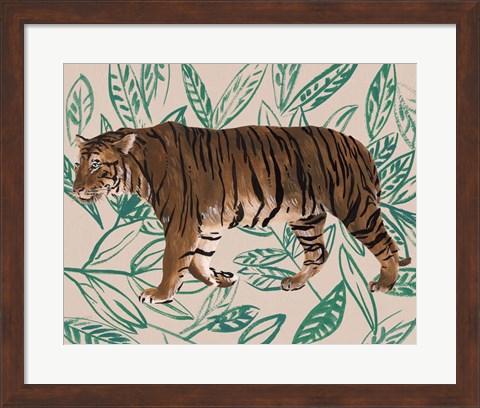 Framed Tigre de Siberie II Print