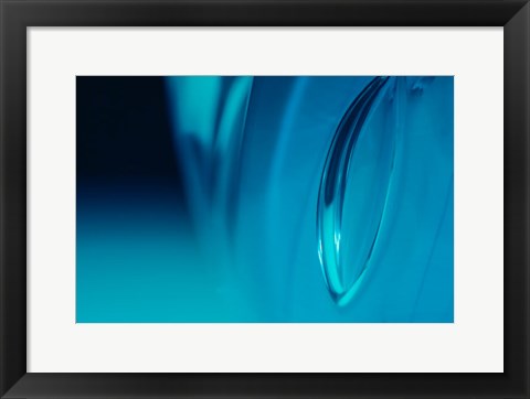 Framed Frozen Bubbles In Glass 2 Print