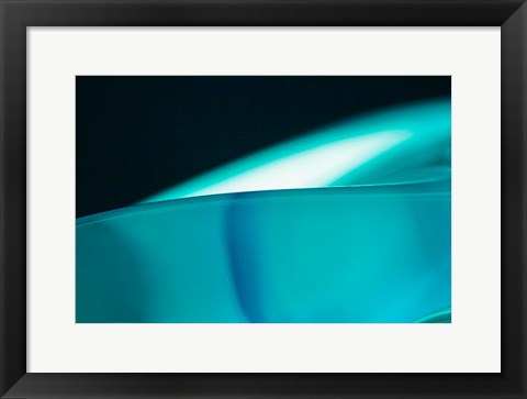 Framed Frozen Bubbles In Glass 3 Print