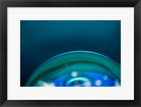 Framed Frozen Bubbles 1 Print