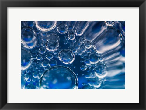 Framed Frozen Bubbles 2 Print