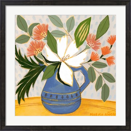 Framed April Florals 11 Print