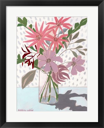 Framed Summer Flowers Print