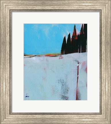 Framed Snow Field Print