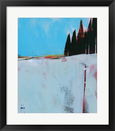 Framed Snow Field Print