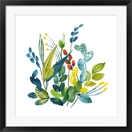 Framed English Garden 2 Print