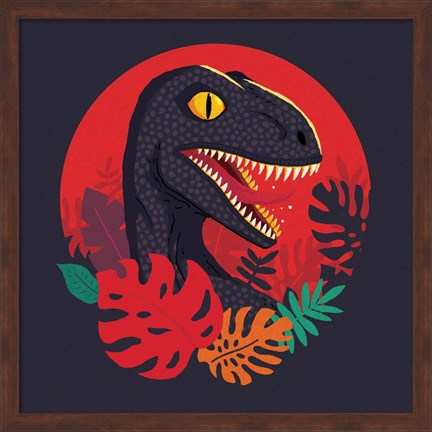 Framed Tropic Raptor Print