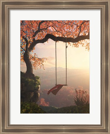 Framed Tree Swing Print