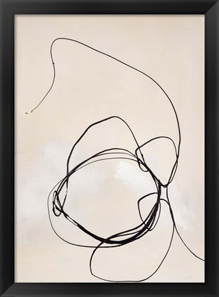 Framed Fine Line 5 Print