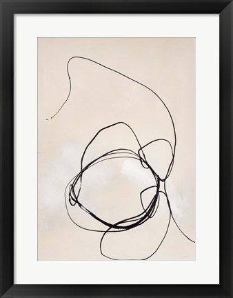 Framed Fine Line 5 Print