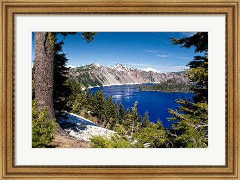 Framed Crater Lake Print