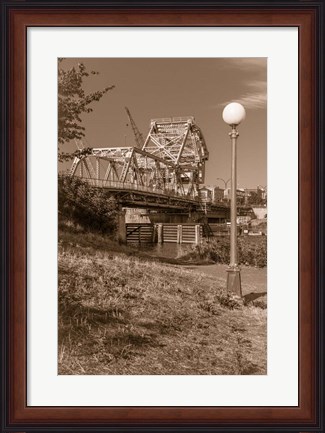 Framed Johnson Street Bridge (Victoria) Print