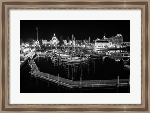 Framed Victoria Inner Harbour Print