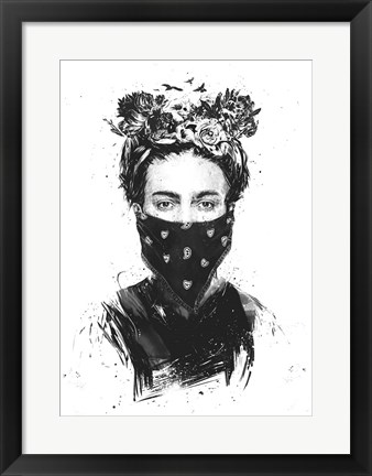 Framed Rebel Girl Print