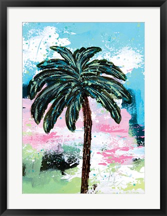 Framed Palms III Print