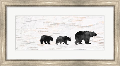 Framed Bear Family Print