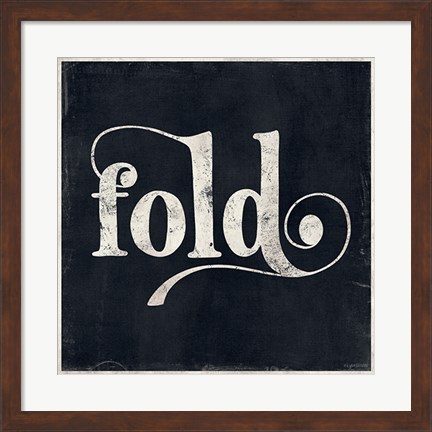 Framed Fold Print