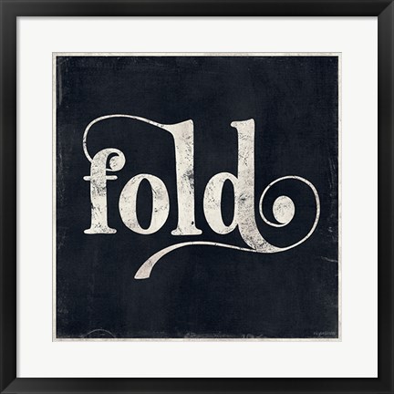 Framed Fold Print