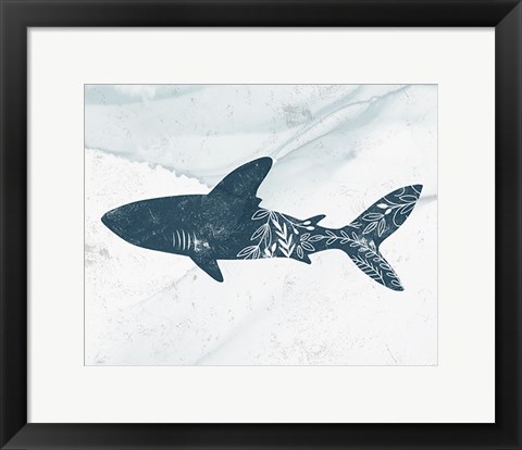 Framed Shark Print