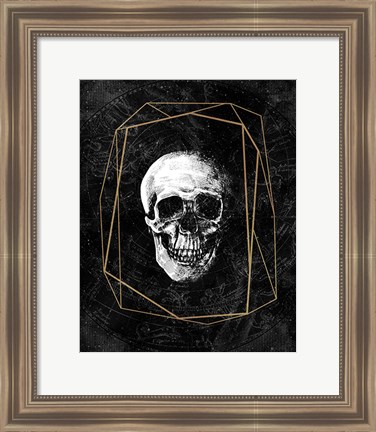 Framed Cosmic Skull Print