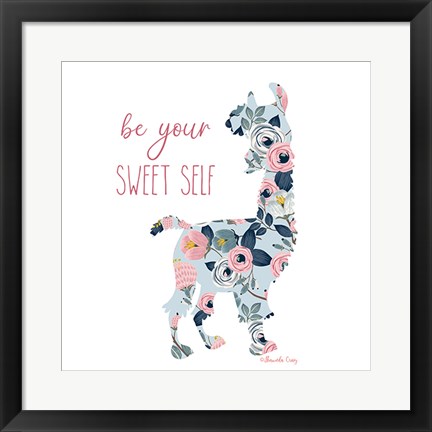 Framed Be Your Sweet Self Print