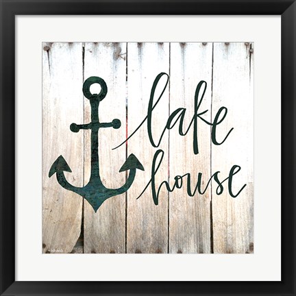 Framed Lake House Print