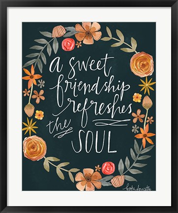 Framed Sweet Friendship Print