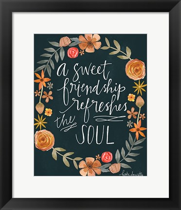 Framed Sweet Friendship Print