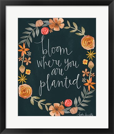 Framed Bloom Print