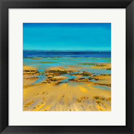 Framed Coastal Colour Strip II Print