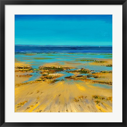 Framed Coastal Colour Strip II Print