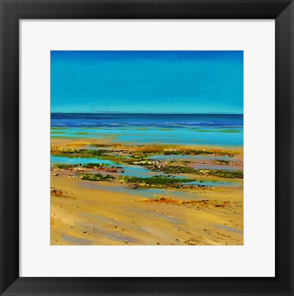 Framed Coastal Colour Strip III Print