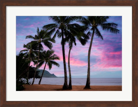 Framed Pink Clouds Print