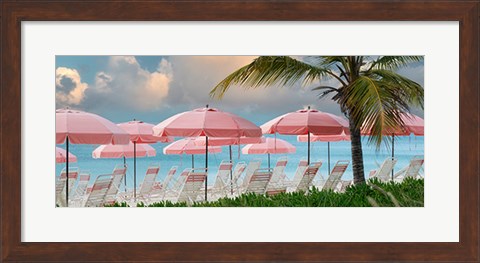 Framed Umbrellas Print