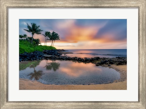 Framed Sunset Cove II Print