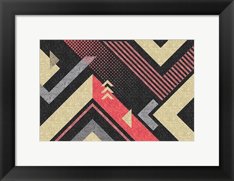 Framed Mod Abstract III Print