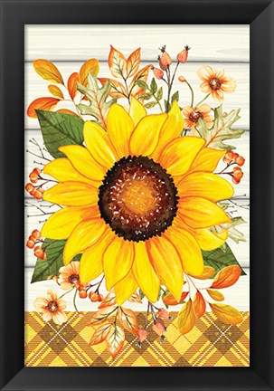 Framed Sunflower Print