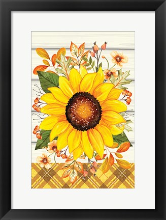 Framed Sunflower Print