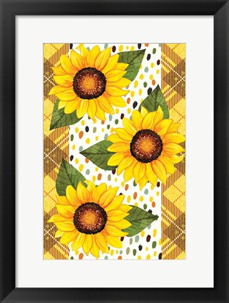 Framed Sunflowers Print