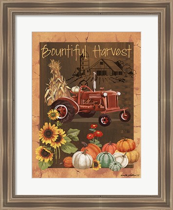 Framed Bountiful Harvest VI Print