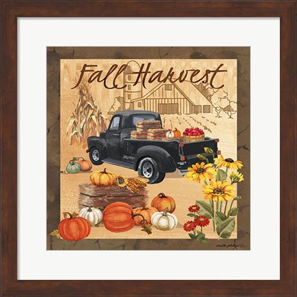 Framed Fall Harvest II Print